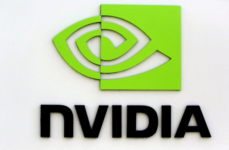 Photograph of Nvidia logo